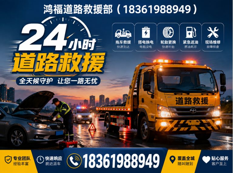 虎丘区24小时道路救援展示图